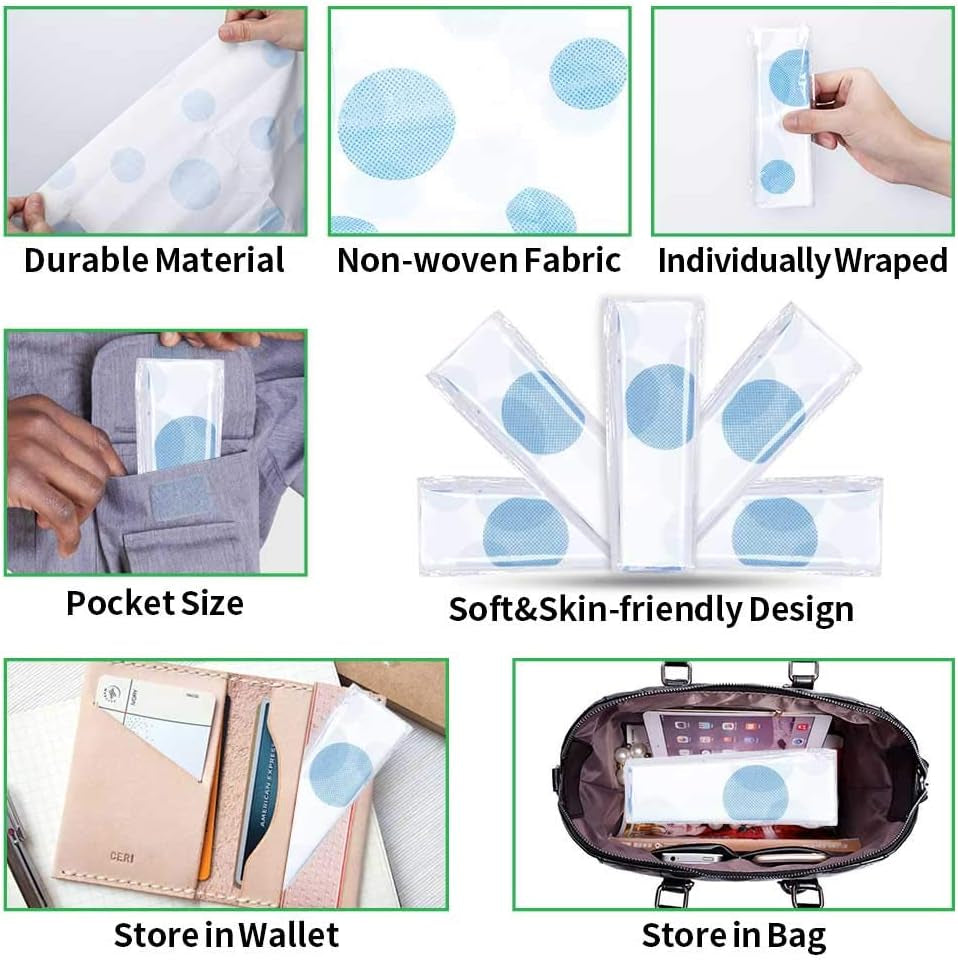 Disposable Toilet Seat Covers, Extra Large Portable Potty Seat Covers for Toddlers, Soft and Waterproof Travel Potty Training Seat for Kids, Individually Wrapped, 18 Count (Pack of 1)