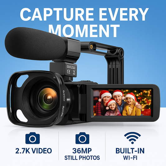 Video Camera Camcorder 2.7K
